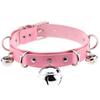 Pleather Cat Bell Collar Kitten Play Leather   Collars & Leashes