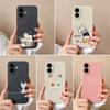 Cases For Apple iPhone 16 Pro Max 16plus Pretty Cat Aesthetic Design Style Soft Liquid Silicone Lens Protection Shockproof For iPhone Phone Bags Capas