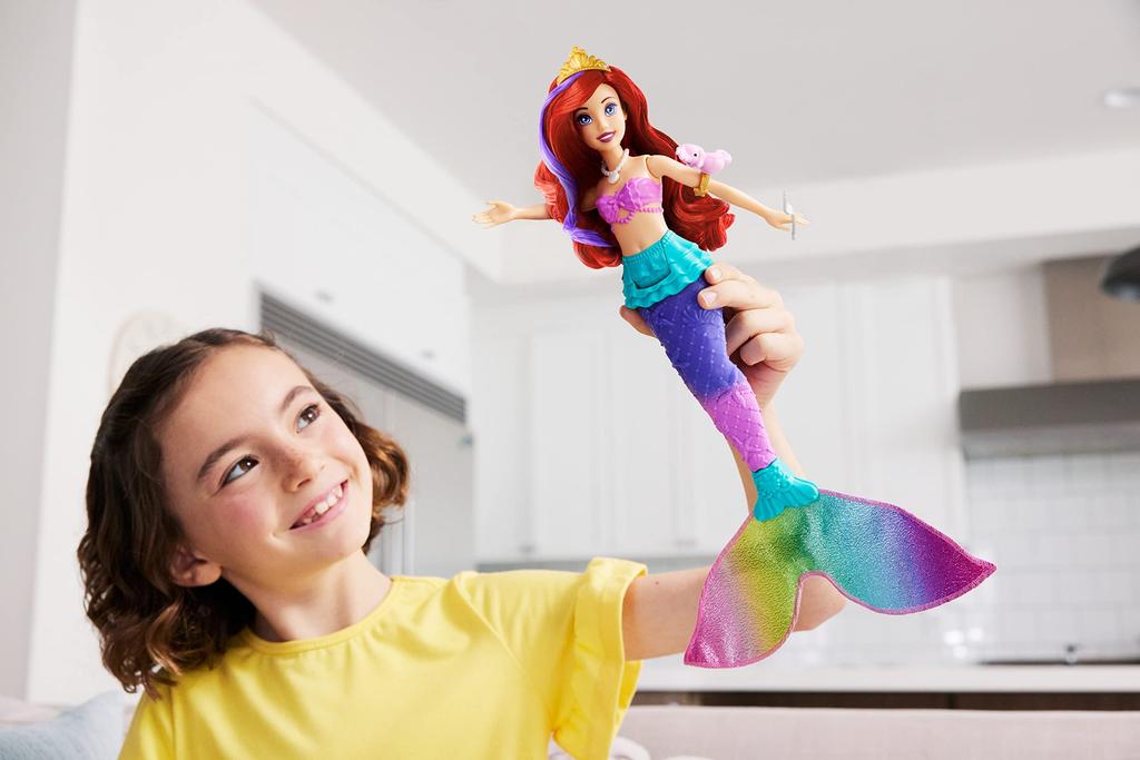 MATTEL Princess Ariel Move and Mermaid Years Old and HPD43 Disney/Disney Let's Play! [Doll / Doll] [Moveable Tail] [Dress-up Doll] [3 Over]