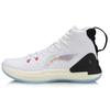 Li Ning Yu Shuai 13 One Piece Knitted Non-Slip Wear-Resistant High-Top Basketball Shoes Men Basketball Shoes White ABAP075-1