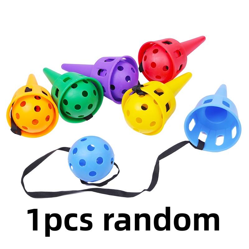 Throwing Catching Game Set - Receiving Ball Sensor Trainer Outdoor Toy for Children's Hand Eye Coordination Training