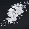 Fashion Crystal Pearl Hair Accessories Bridal Clips Flower Hair Pin Hair Combs Bridesmaid Tiara