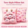 Creative Snack‑Bag Plush Pillow,Soft PP Cotton Stuffed Character Doll,2 Styles Throw Cushion Home Sofa Decor Gift 35×45cm