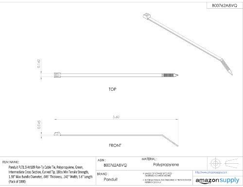 Кабельные стяжки Panduit из полипропилена Ширина 7,6 мм Длина 368 мм 250 шт. PLT4H-TL109
