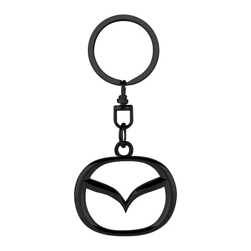 1 шт. 3D Металлический Значок Автомобиля Брелок Цинковый Сплав Брелоки Автоаксессуары Для Mazda 6 3 CX5 5 2 323 CX7 Demio Atenza Axela MX30 CX30 CX3 CX9 RX8 RX7