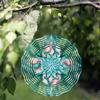 10 Inch Hanging Wind Spinner Outdoor Garden Decor for Spring Summer 360 Rotating Hook Creative Gift Idea for Friends and Family