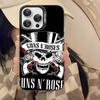GUNS N ROSES Для iPhone 17 16 15 14 13 12 11 Pro Max Plus Матовый Цветной Задний Чехол для Телефона