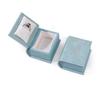 Creative Book Shape Ring Box Velvet Jewelry Packaging Durable Engagement Ring Case  Gift Box