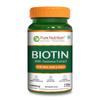 Pure Nutrition Biotin 120 Vegetarian Tablets with Sesbania, Bamboo Shoot, Moringa & Amla – Promotes Hair Growth, Glowing Skin, Strong Nails & Ov