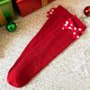 Sweet Dot Red Bowknot Stockings Stripe Grid Children Knee High Socks Stockings for Girl  Children
