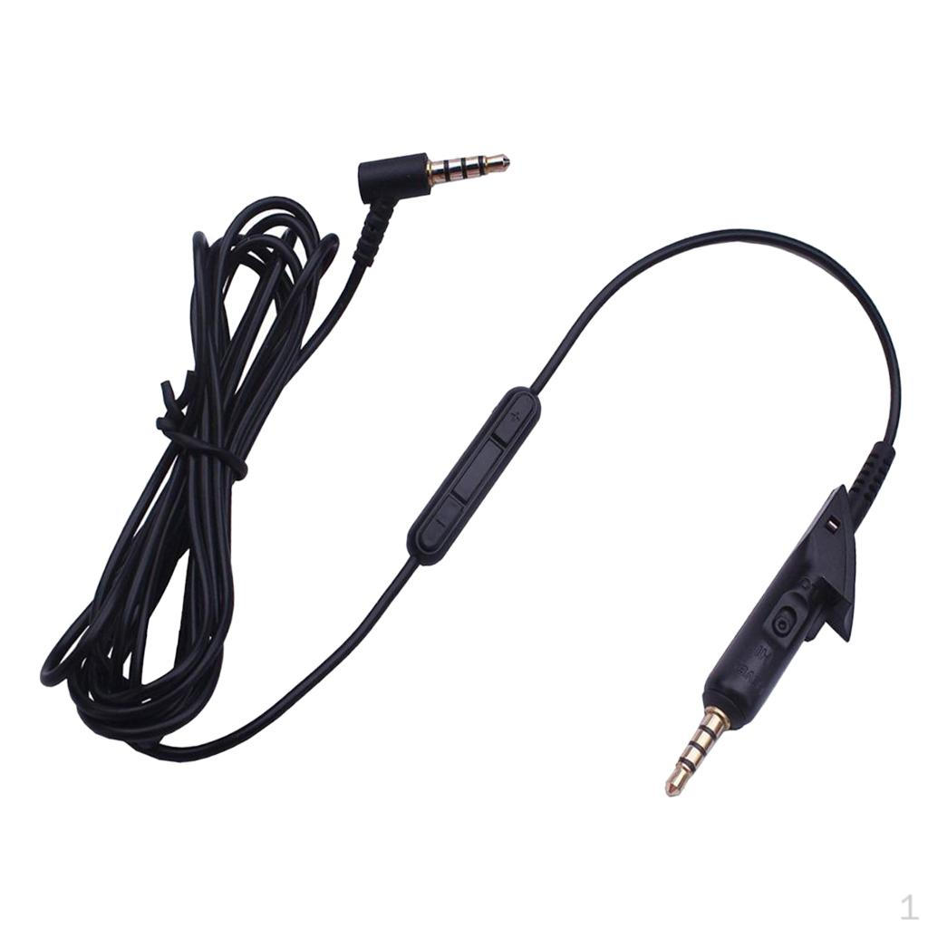 Replacement Headphone Cable With Microphone For QC15 QC2