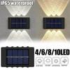 1000lm Smart Solar LED Outdoor Light Waterproof Garden Decor Lamps For Garden Outdoor Solar Lamp Balcony Courtyard Street Wall Light