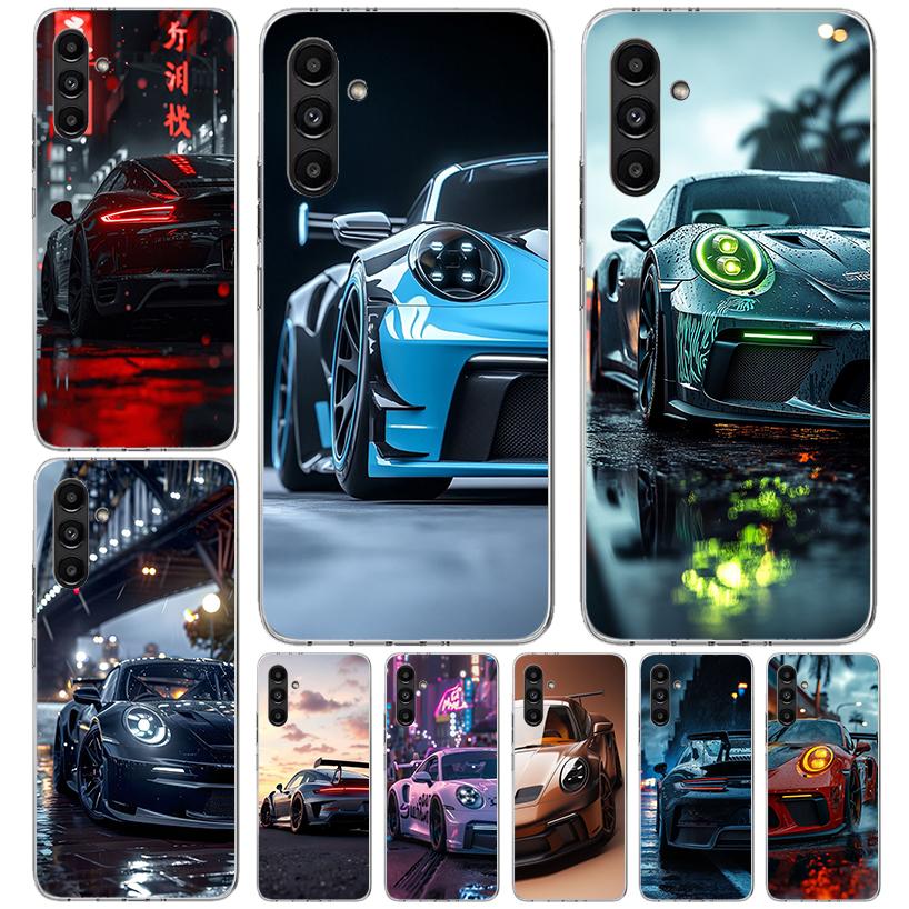 Чехол для телефона Спортивный автомобиль 911 для Samsung Galaxy A13 A14 A15 A16 A17 A53 A54 A55 A56 A57 A33 A34 A35 A36 A37 A23 A24 A25 A26 Galaxy