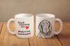 Black and Tan Coonhound I - cup with a dog, personalized cup with a print, a classic gift for everyone from the Art-Dog brand