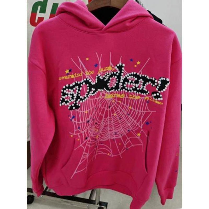 New pullover print American trend street heavy loose men's and women's hooded sweater set