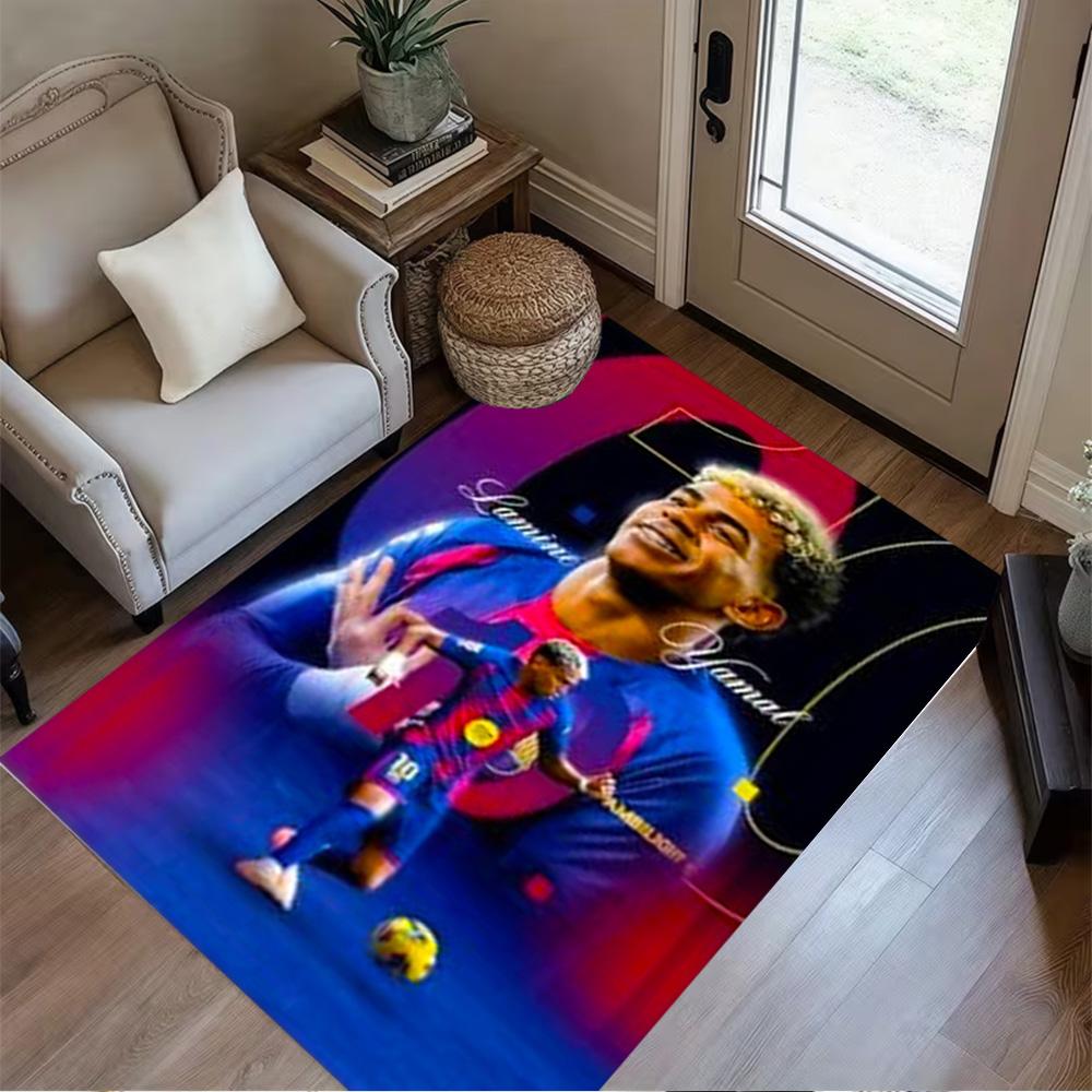 Lamine Yamal's Spain Wins World Cup Floor Rug Office Rug Suitable for Entryway Kitchen Outdoor Living Rooms Anti-slip Rug Decorate Offices