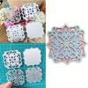 4pcs/lot Layered Frame Metal Cutting Dies Scrapbooking Stencil Die Cuts Card Embossing Photo Album Template Mold Decoration Craft