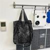 Большая джинсовая сумка Ретро сумка-тоут Для поездок на работу Студенческая Для занятий На плечо Через плечо