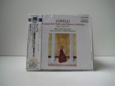 CD РЁ ТЕРАКАДО, КОРЕЛЛИ, СУБАРТУ (LUC - Корелли: Скрипичные сонаты 7-я, 8-я, 9-я COCO78820 Япония ОбиКлассика Б/У