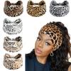 Повязка на голову с леопардовым и зебровым принтом с узлом – Сексуальная эластичная спортивная повязка для женщин