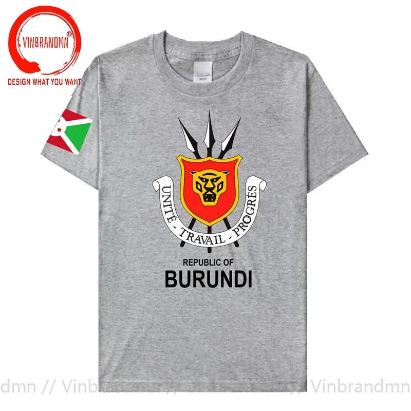 Burundi Burundian T Shirt New Jerseys Nation Team Tshirt Coat Of Arm Tshirt Gyms Clothing Top Country Fashion Sporting Bdi Tees