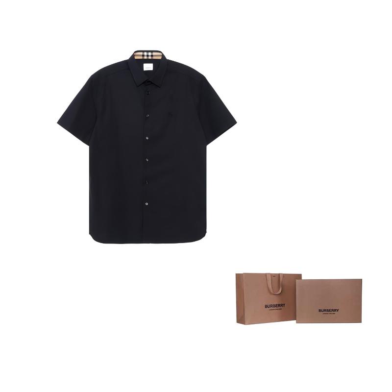 Burberry Logo Embroidered Short Sleeved Shirt 80795961