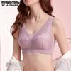 Large Size Underwire Bra Women's Thin Bra Gathered and Gathered Paired with Anti Sagging Bra
