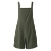 Women Jumpsuit Loose Style Overalls Solid Color Square Collar Playsuits Sleeveless Rompers Summer Casual Clothes