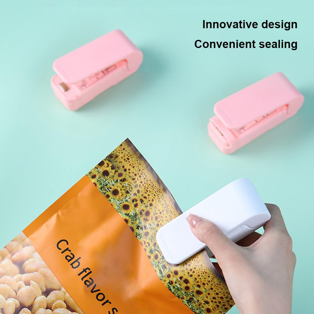 Мини-машина для запайки пакетов с питанием от батареек, портативный запайщик пакетов, ручная машина для запайки упаковки горячим способом для продуктов и закусок