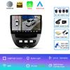 Car Radio Android 14 Carplay Auto Multimedia Player For Peugeot 107 Citroen C1 Toyota Aygo 2005 -2014 DSP Stereo 2din Head Unit