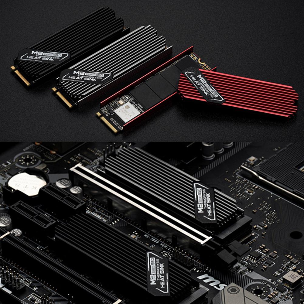 M.2 Твердотельный жесткий диск Радиатор Охлаждение Термопрокладки Ультратонкий Радиатор для твердотельного накопителя 2280
