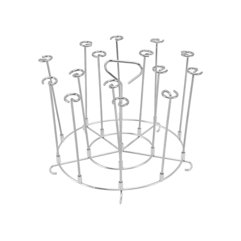 Skewer Stand Racks Stainless Steel Grilling Skewer Stand for Ninja Foodi Fryer 8QT