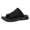 Summer Outdoor Sandals for Men Casual Sport Slippers PU Leather Non-slip Breathable Roman Shoes Beach Flip-Flop Garden Shoes