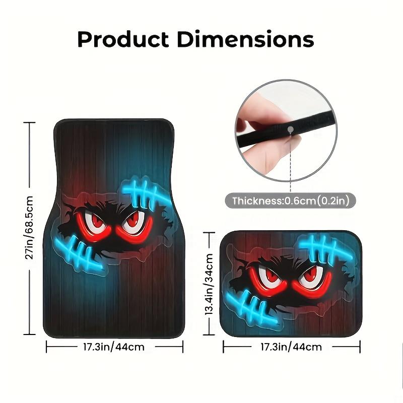 4pcs Ultra Cool Universal Car Floor Mats - Durable Polyester Material, Suitable for All Vehicle Models, Enhances Comfort and Protection