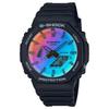 Мужские часы G-SHOCK на смоляном ремешке, водостойкость 200 м, аналогово-цифровые, ударопрочные, кварцевые, GA-2100SR-1A