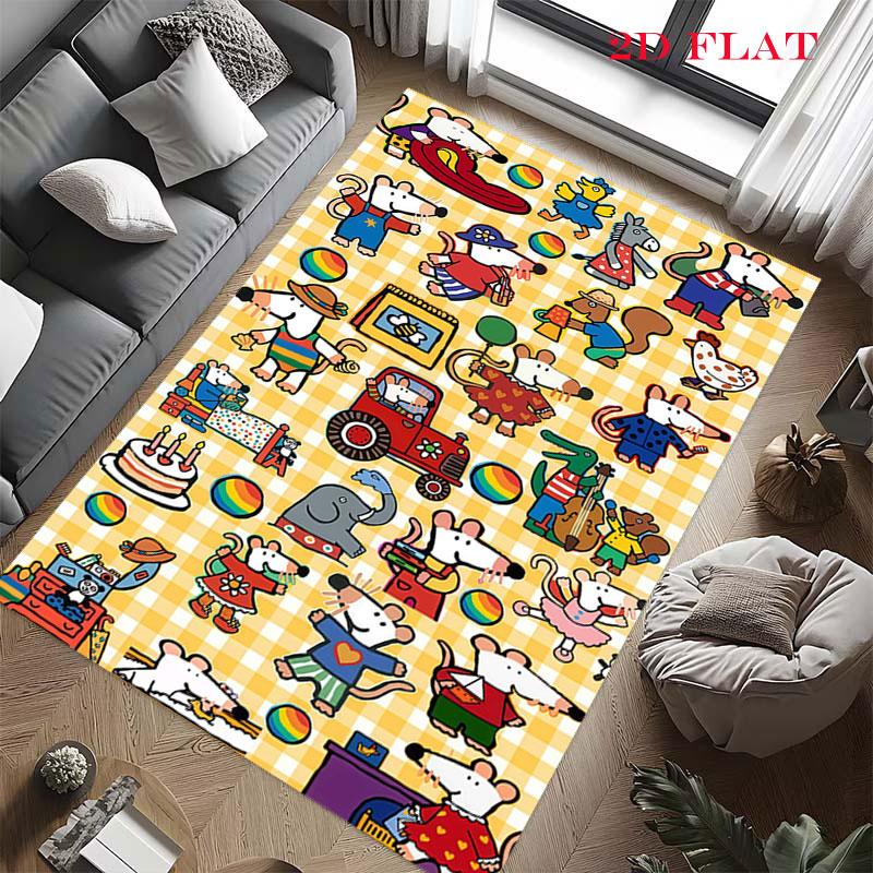 Lucky Luke Carpet Rug for Living Room Bedroom Home Sofa Decoration,Kids play Nonslip Floor Mat