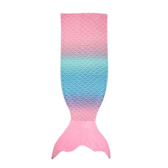 Одеяло с русалкой креативной формы, очень мягкое, приятное для кожи, моющееся, невыцветающее, утолщенное зимнее теплое одеяло для сна