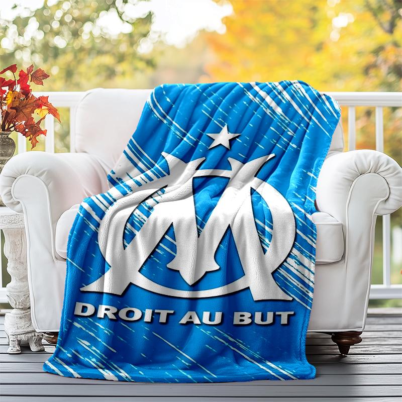 Marseilles Flannel Blanket Soft All-Season Throw, Design for Camping, Car Travel, Hiking Sofa, Bed, Office Perfect Gift for Parties