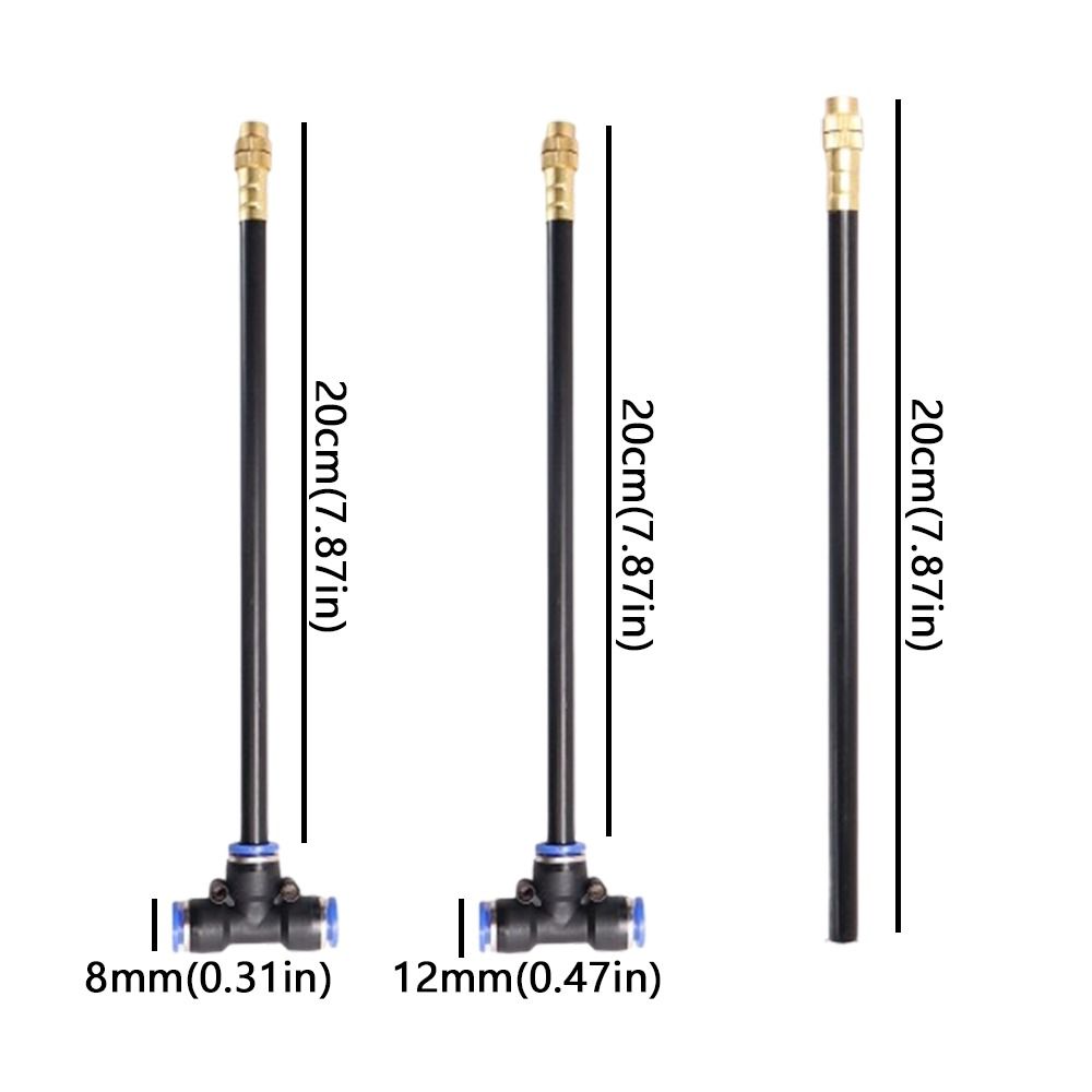 5Pcs Adjustable Irrigation Sprinkler Kit Quick Connect Misting Cooling System Greenhouse