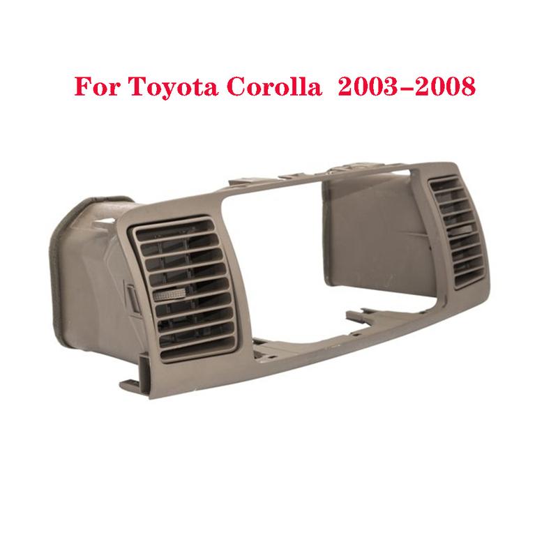 Для Toyota Corolla 2003-2008 55406-02080 Салон автомобиля Центральная панель Рамка магнитолы Вентиляционное отверстие кондиционера