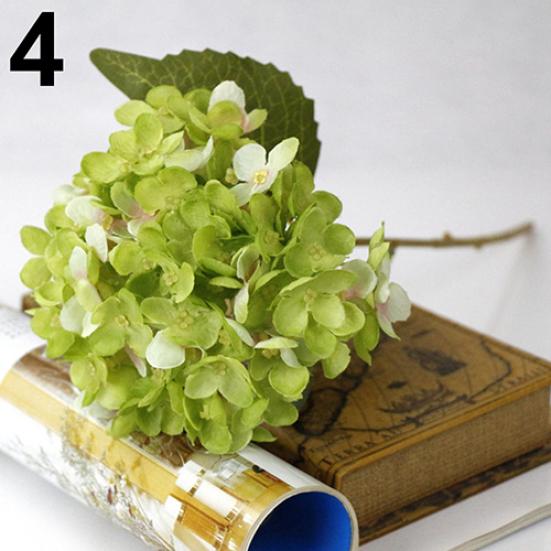 Artificial Flower 3D Faux Blossoms Reusable Fake Flower with Stem for Living