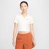 Nike Sportswear Essential Women's Short-sleeve Polo Top 'Sail/Black'
