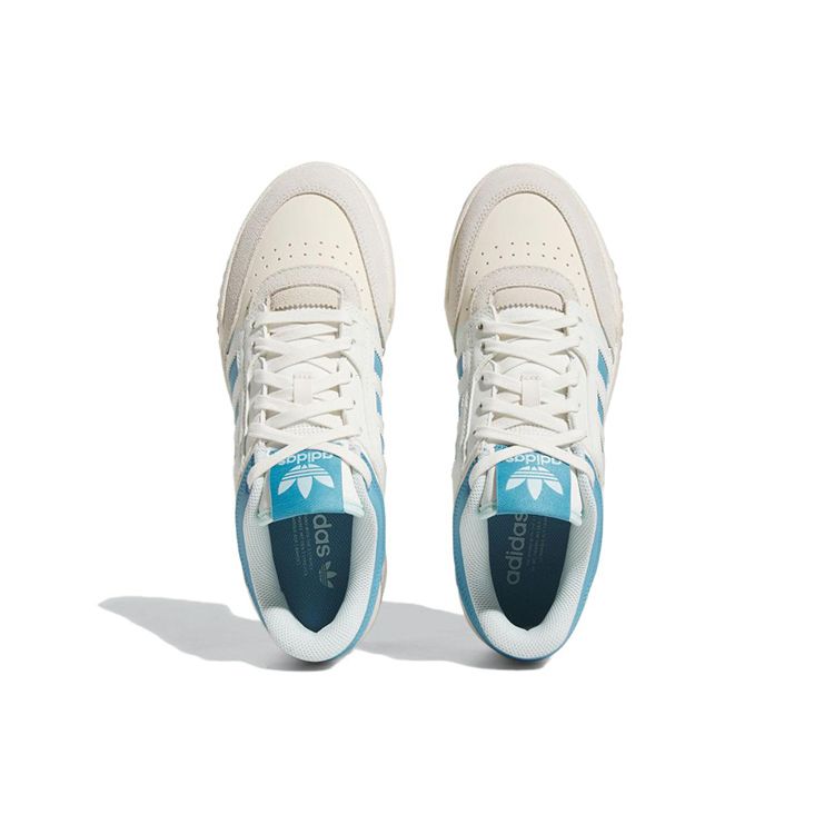 adidas Оригинальные кеды Originals Drop Step Нескользящие Износостойкие Легкие Низкие Кеды для Скейтбординга Унисекс Белые Синие HQ7127