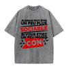 2026 Vintage Washed Beige French Slogan Graphic T Shirt Retro Text Print Oversized Casual Short Sleeve Tee