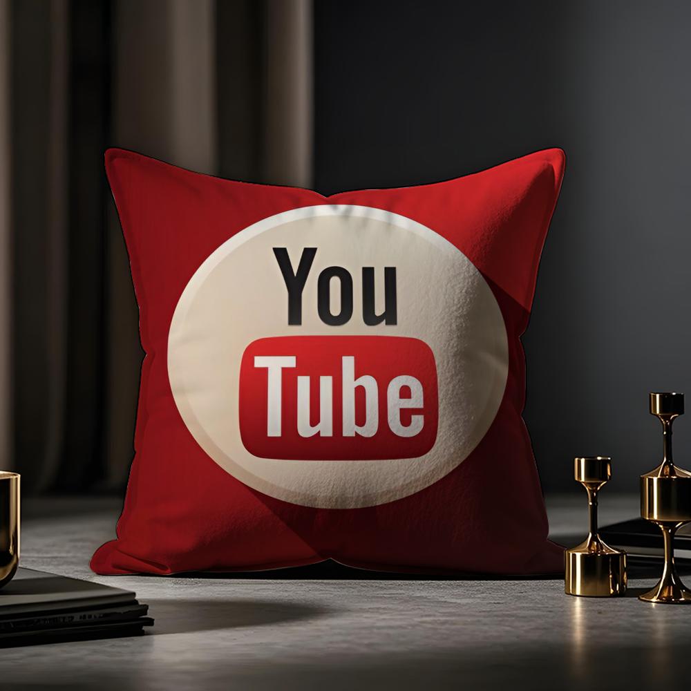 YouTube Наволочка от пылевых клещей Невидимая молния Шелковистый короткий плюш Чехол для диванной подушки