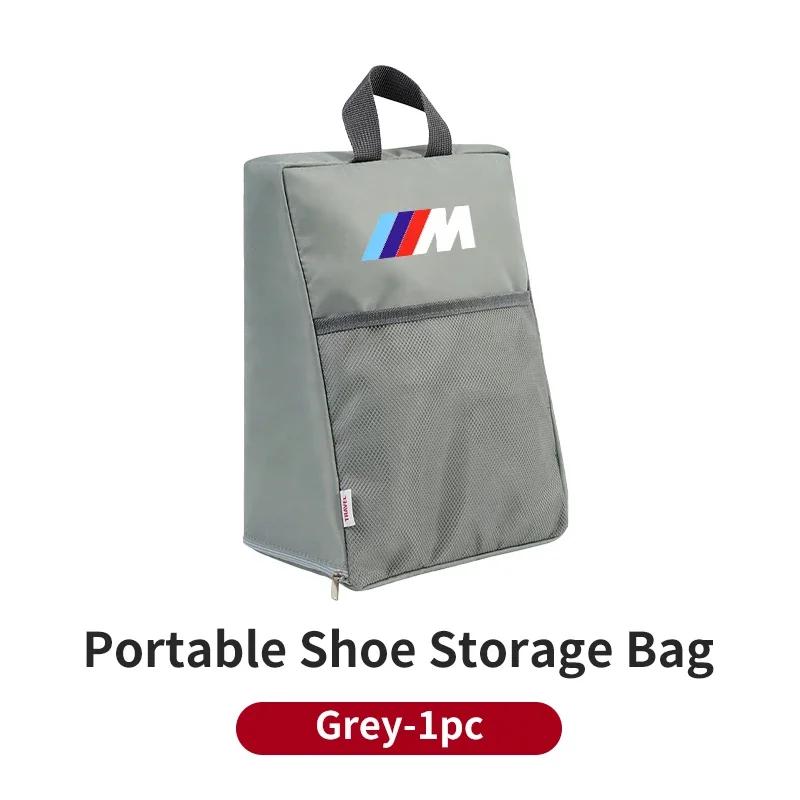 BIFL6 Hot Car Label Sneaker Organiser Portable Shoe Oxford Cloth Storage Bag Travel Accessories For BMW E46 E90 E60 F10 E39 F30 E