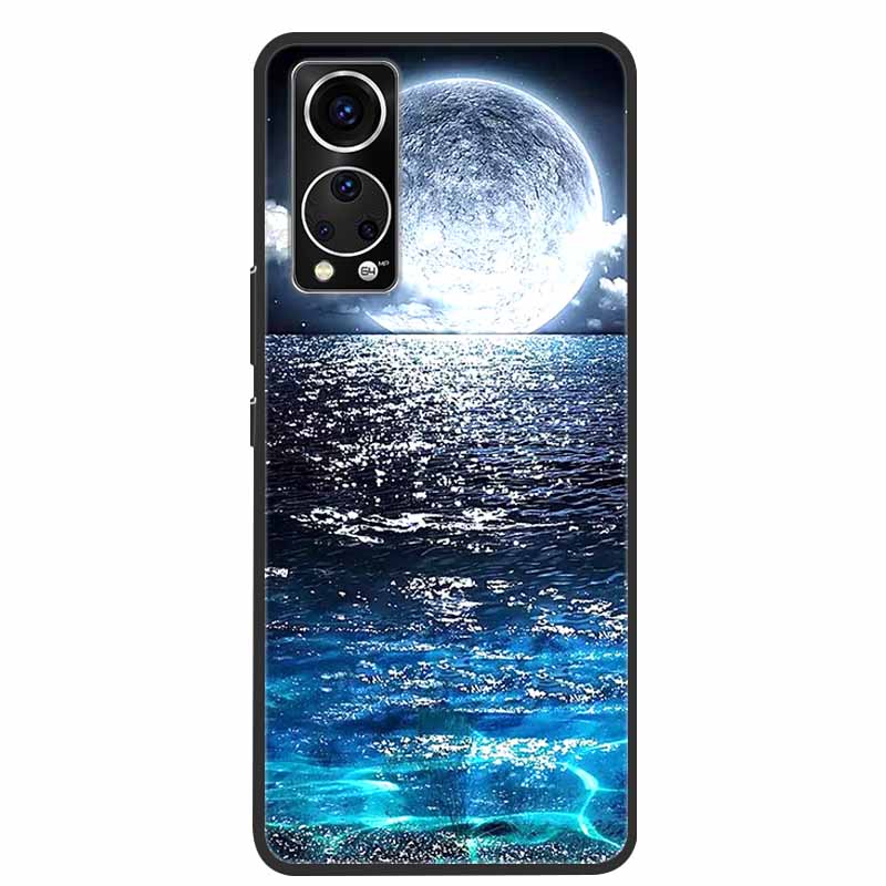 Чехол для телефона ZTE Axon 30 Cover Крутой Волк Лев Тигр Черный Силикон Мягкий Funda Для ZTE Axon 30 Задняя крышка Чехол Axon30 5G Coque