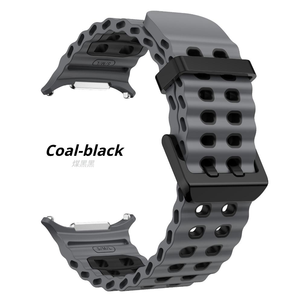 Ocean Silicone Band For Samsung Galaxy Watch Ultra 2 47mm Original Breathable Wristband Correa for Galaxy Watch Ultra 2024/2025/2026 Strap