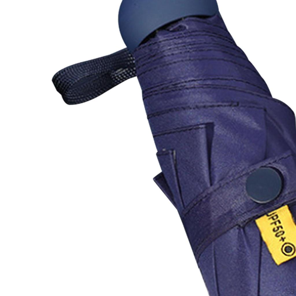 Зонт складной компактный маленький с черным покрытием Personal Sun