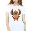 Disney Womens/Ladies Lilo & Stitch Pumpkin Costume Cotton Boyfriend T-Shirt